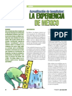 Acrecitacion de Hospitales. Mexico