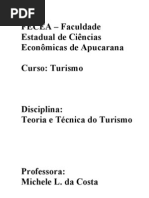 Apostila Teoria e Tecnica Do Turismo - Michele