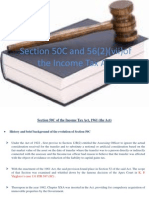 Section 50C and 56 (2) (Vii) of The Income Tax Act