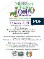 Golf Tournament 2013 Flyer