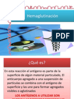 Hemaglutinación