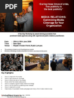 Download Media Relations Workshop by manminder79 SN15688120 doc pdf