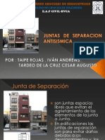 Juntas de Separacion Antisismica Exposicion