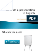 How To Do A Presentation English