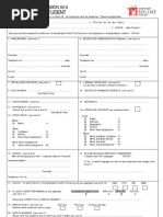 Postgraduate Student: Application For Admission As A