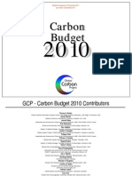 GCP2011 CarbonBudget 2010