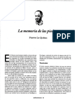 La Memoria de Las Piedras. Pierre Le Queau