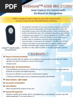 IriShield™-USB MK 2120U Flyer - iris Recognition Scanner Encased Module