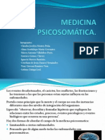 MEDICINA PSICOSOMÁTICA. Primera Parte.