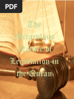 Miraculous Nature Of Legislation In The Holy Quran
