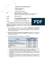 Informe Sustentatorio de Variaciones Formato SNIP 16.