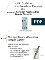 Chapter 15 Oxidation-Reduction: Transfer of Electrons