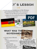 What Was The Weimar Government Like
