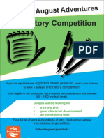 2013 Short Story Competition Flyer and Entry Form PDF