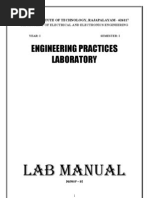 Engineering Practices Laboratory: Lab Manual