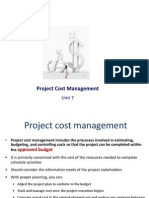 Project Cost Management Overview