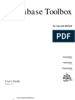 Database Toolbox: User's Guide