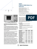 Agilent - E1963A WCDMA Mobile Test Application