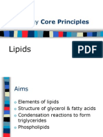 AS Biology Core Principles: Lipids