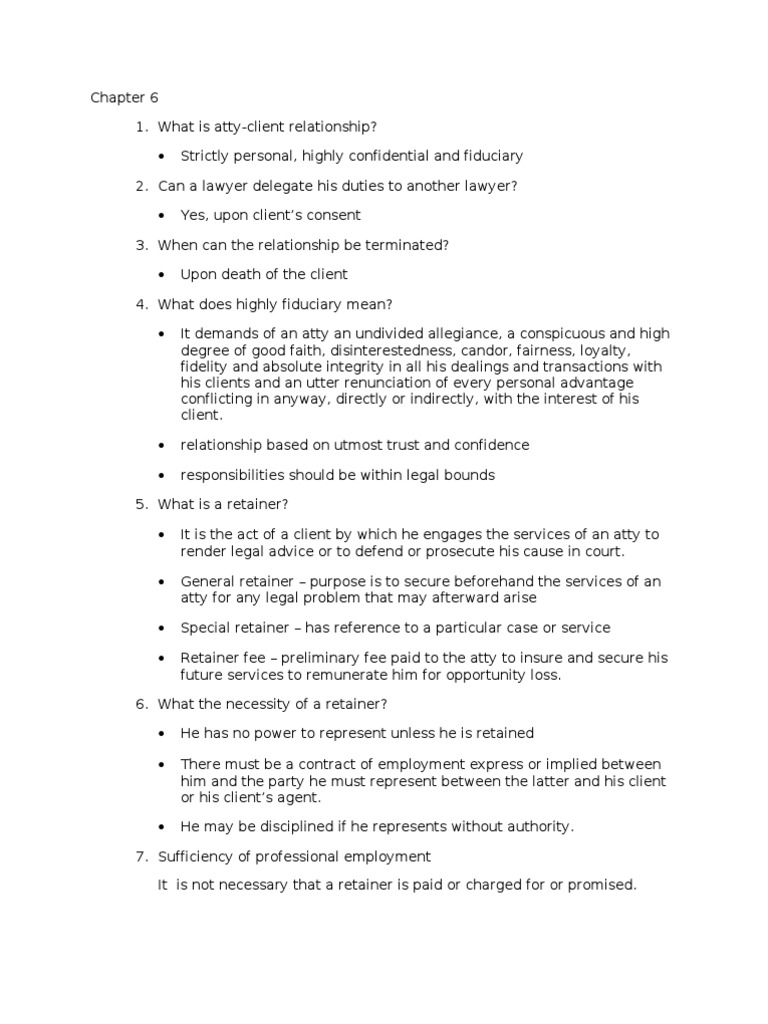 Agpalo Legal Ethics Legal Profession Finals Notes Confidentiality