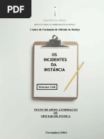 Os Incidentes da Instância
