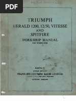 Download Triumph Herald 1200 1250 Vitesse and Spitfire Workshop Manual by Lescat Kiki SN156937383 doc pdf