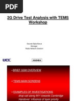 2G Drive Test Analysis With TEMS Workshop Mar2006