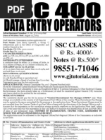 Download SSC Data Entry Operator Application Form 2009 by Sarbjit Singh SN15694093 doc pdf