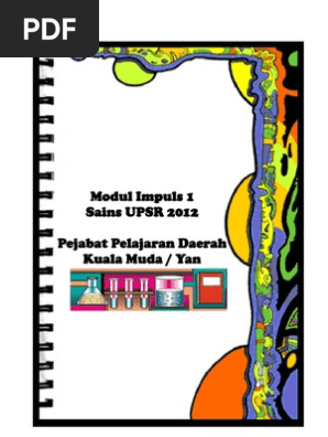 Modul Sains Upsr Tahun 6 Pdf