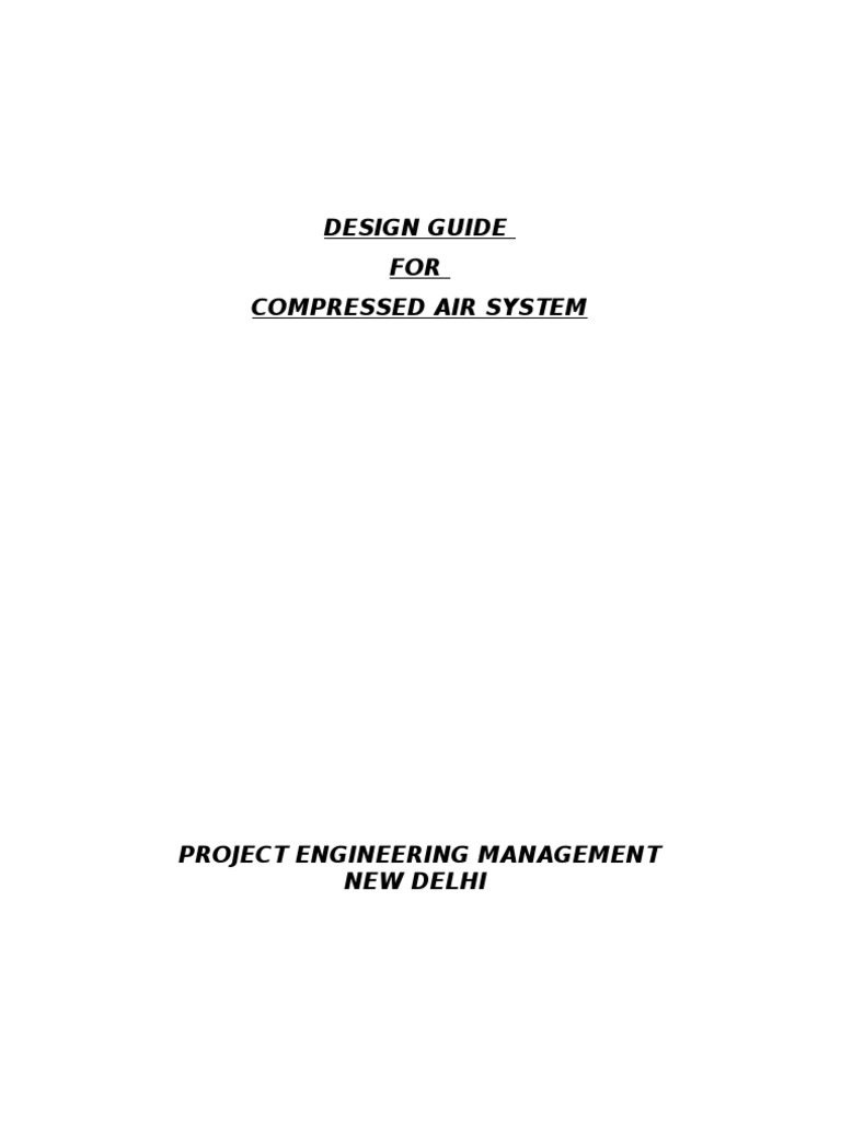Comp Air Design Guide PDF Gas Compressor Galvanization