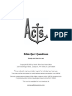 Acts Questions