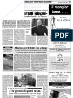 Corriere Delle Alpi 19/05/2009