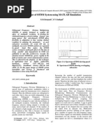 Behaviour of OFDM System using MATLAB Simulation