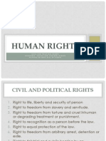 Human Rights: Civil and Political Rights Economic, Social and Cultural Rights Filipino Patients Bill of Rights