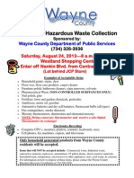 Wayne County Household Waste 8-24-2013