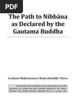 The Path To Nibbana As Declared by The Buddha - Tradebook