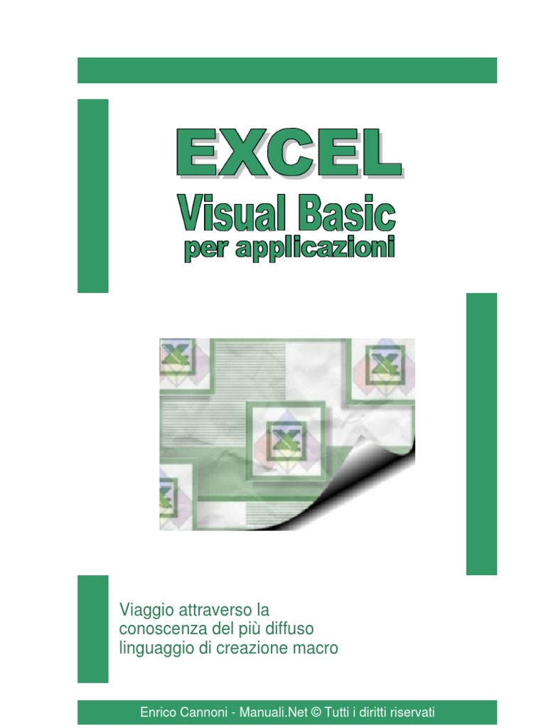 Excel - Visual Basic Per Applicazioni | PDF