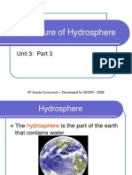 The Structure of Hydrosphere: Unit 3: Part 3