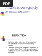 Palladium Cryptography Ppt