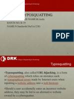 TYPOSQUATING