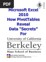 Download UC Excel 2010 - Module 5 - Pivot Tablespdf by macholdings SN156998301 doc pdf