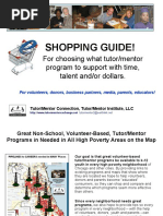 Download Shoppers Guide for Choosing a TutorMentor Program to Support by Daniel F Bassill SN156999178 doc pdf