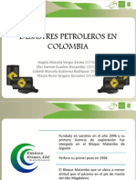 Desastres Petroleros en Colombia