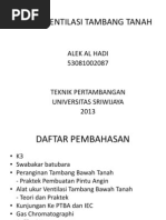 Download Sistem Ventilasi Tambang Tanah by alek-al-hadi-9335 SN157008088 doc pdf