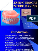 Orginal!!Denture Processing Errors!!