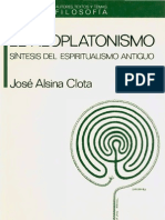 Alsina Clota Jose El Neoplatonismo OCR