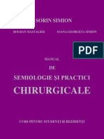 Manual de Semiologie si Practici Chirugicale (Sorin Simion) București, 2003