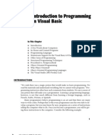 Introduction To Programming in Visual Basic
