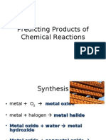 Predicting Products of Chemical Reactions