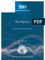 SIAE ALFOplus - User Manual Cod. MN00273E - Ediz.004 Ok